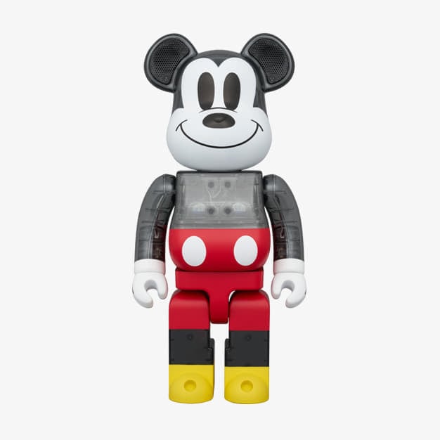 Collectible Medicom Toy BE@RBRICK 400% Mickey Mouse Portable Bluetooth Speaker Flerfarvet | BB4M2