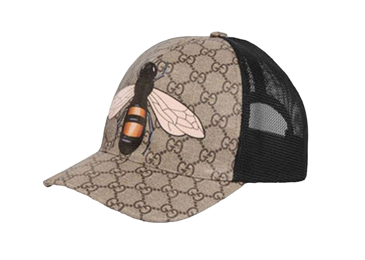 Kasket Gucci Gucci GG Supreme Bee Baseball Cap Beige | 426887 4HB12 2160, 0