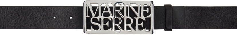 Bælter Marine Serre Marine Serre Logo Belt Sort | ULG006