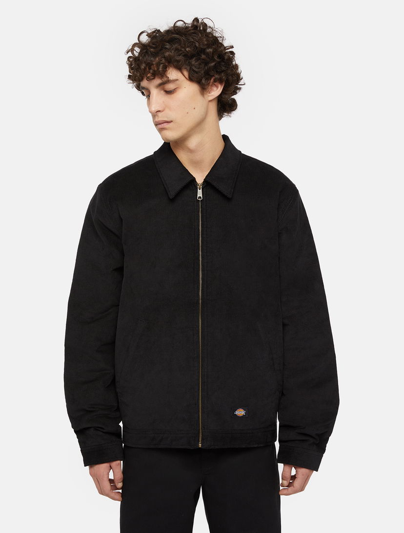 Jakke Dickies Corduroy Eisenhower Jacket Man Black Size L Sort | 0A863W