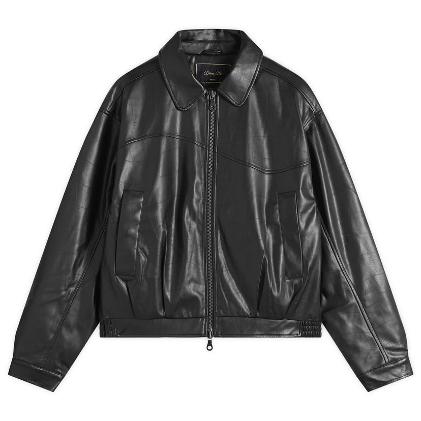 Jakke Dime Dime Debossed Wavy Jacket Sort | DIMEFA252BLK