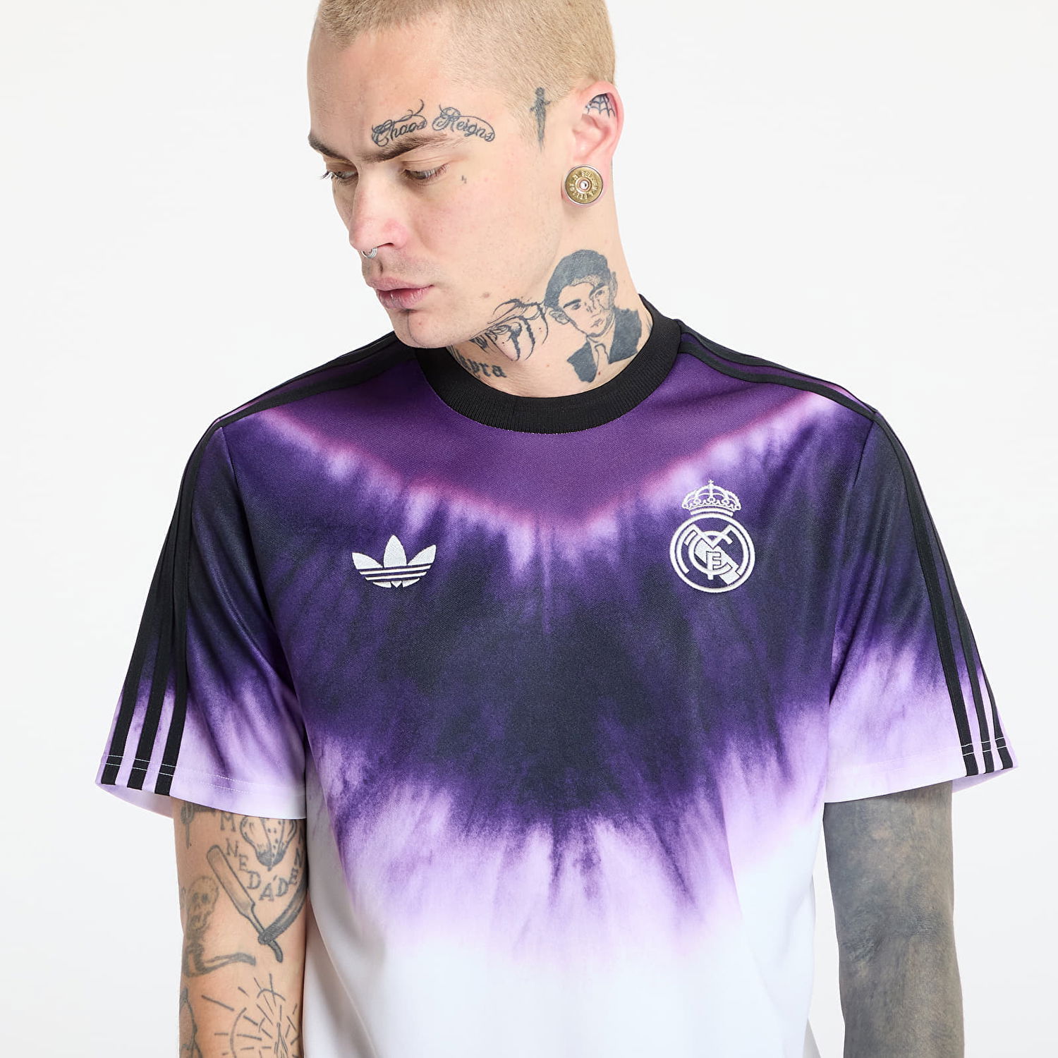 T-shirt adidas Originals REAL MADRID Tie-Dye Jersey Lilla | JF2590, 1