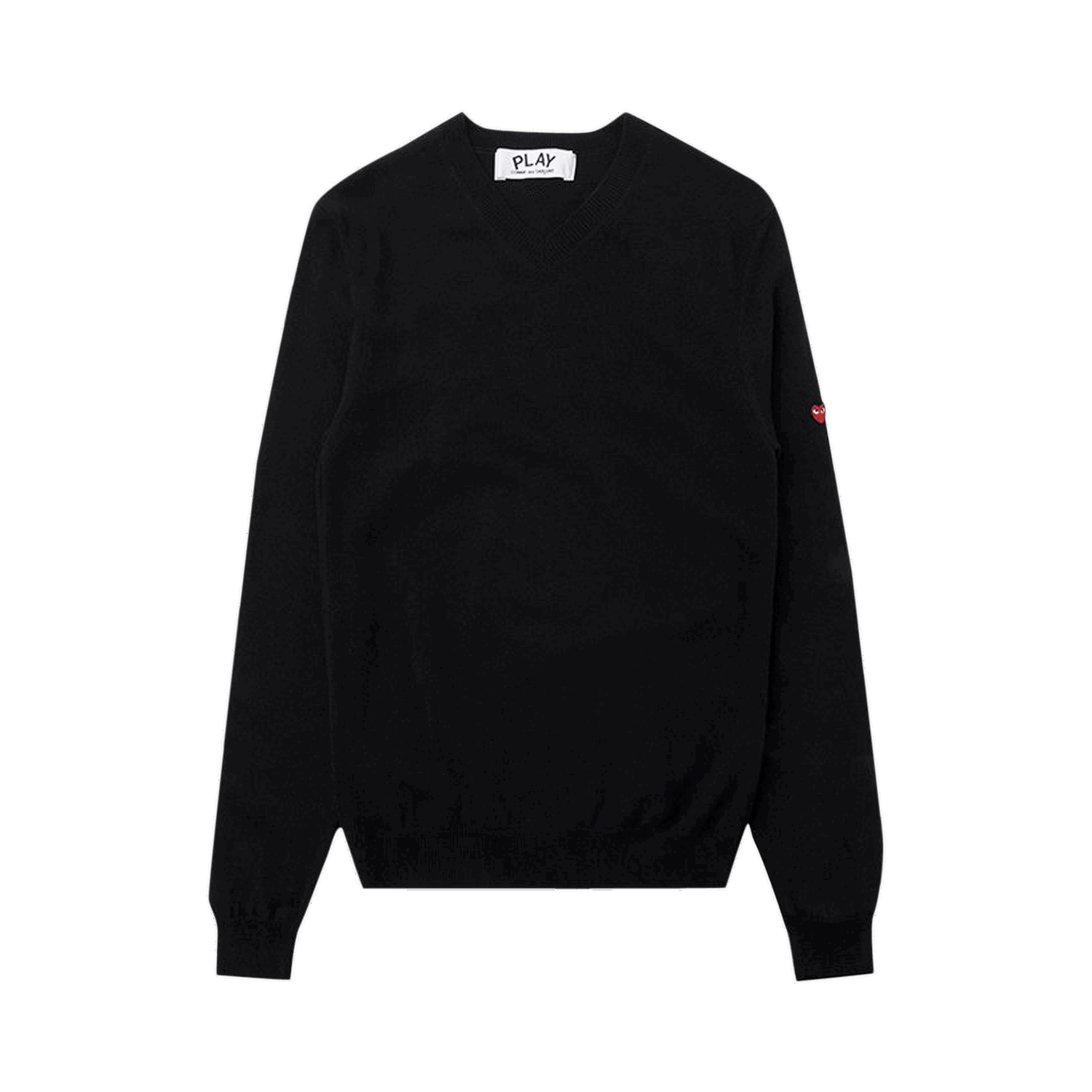 Sweater Comme des Garçons PLAY Small Heart Crewneck Mørkeblå | az n040 051 2, 0