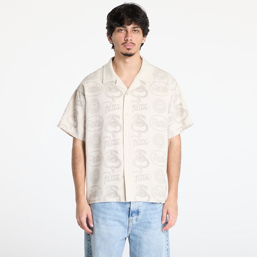 Skjorte Patta Patta Serpentes Summer Shirt Beige | POC-SS25-4325-358-0001-163