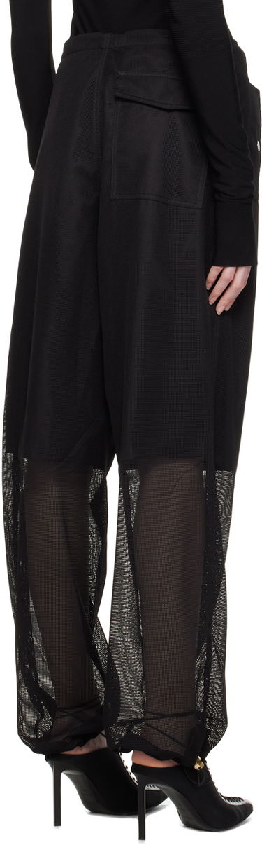 Bukser Dion Lee Grid Mesh Panel Trousers Sort | C2155P23, 2