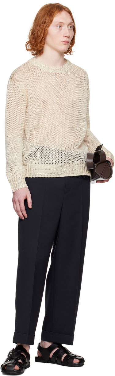 Sweater Jil Sander Jil Sander Crew-Neck Sweater Beige | J22GP0233_J16135, 3