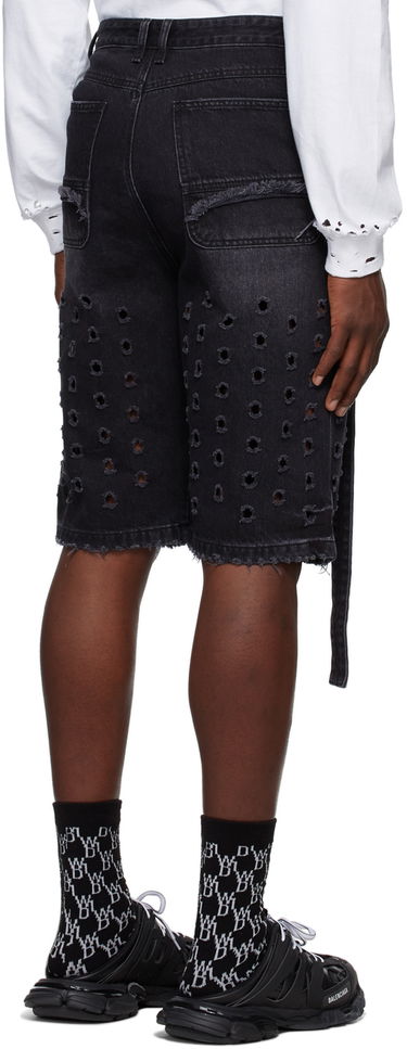 Shorts We11done We11done Denim Eyelet Shorts Sort | WD-DP1-22-358-M-WB, 2