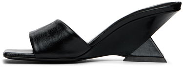 Tilbehør The Attico Attico Cheope Wedge Mules Sort | 248WS605 L070, 2