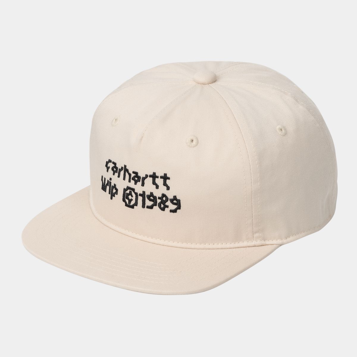 Kasket Carhartt WIP Tetra WIP 1989 Pixelated Logo Cap Beige | I035658_2, 0