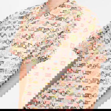 Skjorte Human Made Souvenir Vacation Shirt, Size Large Beige | HM29SH016-WHT, 5