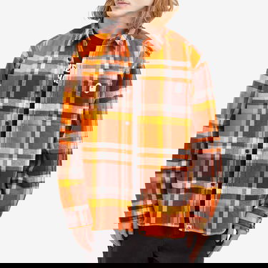 Skjorte BAPE Checked Overshirt Orange | 001SHK801004M-ORG, 2
