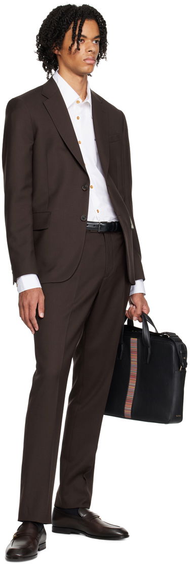 Bælter Paul Smith Paul Smith Leather Double Keeper Classic Suit Belt Sort | M1A-4946-ASUIT-79, 2
