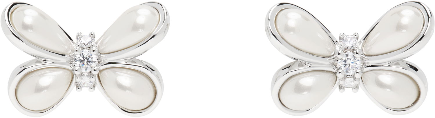 Øreringe SHUSHU/TONG YVMIN Edition Pearl Butterfly Earrings Hvid | 24712WHT00DN2, 0