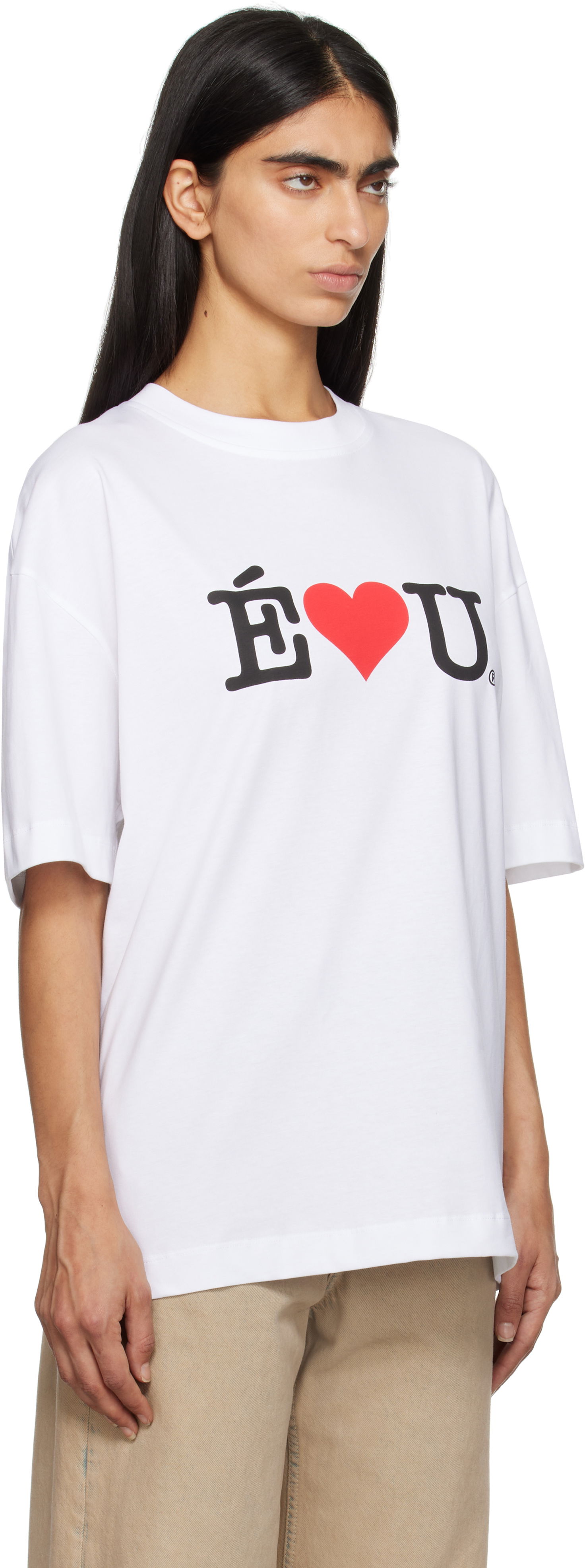 T-shirt Études Études 'ÉLU' Relax T-Shirt Hvid | H24MMTSH138-00, 1
