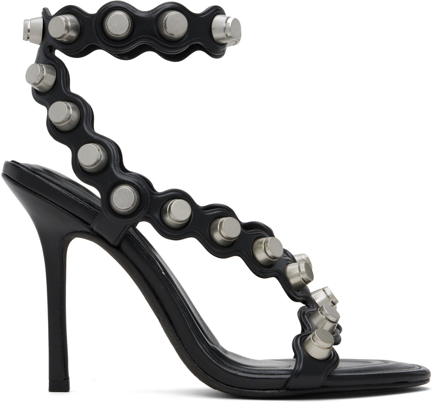Kjole Alexander Wang Alexander Wang Riot Heeled Sandals Sort | 30424S025, 0