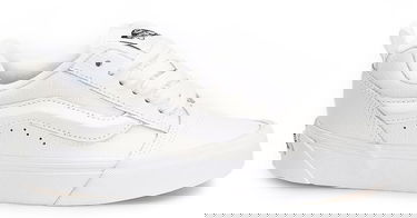 Sneakers og sko Vans Knu Skool Leather "True White" Hvid | VN0009QCW001, 0