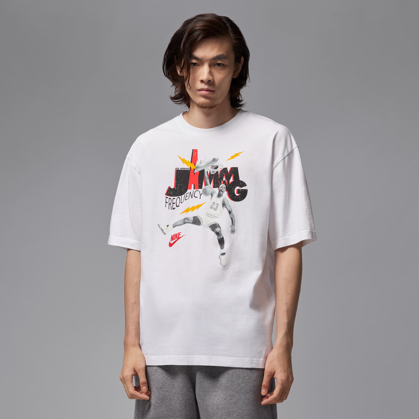 T-shirt Jordan Jordan Brand Jamming Frequency T-Shirt Hvid | HJ2929-100