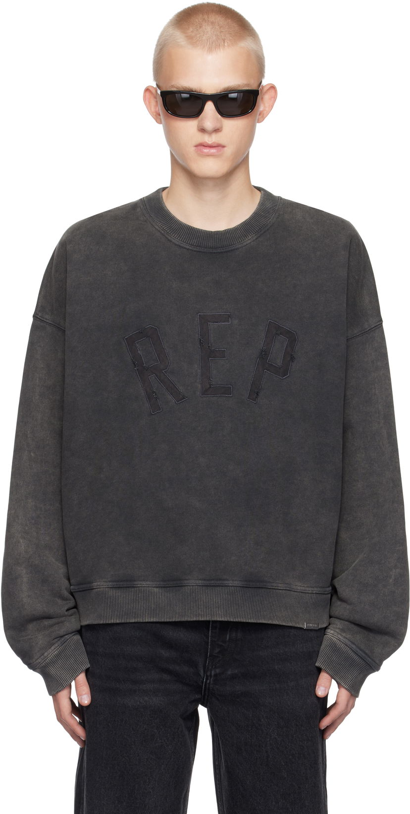 Sweatshirt Represent Clo 'Rep' Applique Sweatshirt Sort | MLM4254