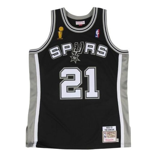 Jersey Mitchell & Ness Mitchell & Ness Spurs 2002-03 Tim Duncan Jersey Sort | AJY4CP19171-SASBLCK02TDU