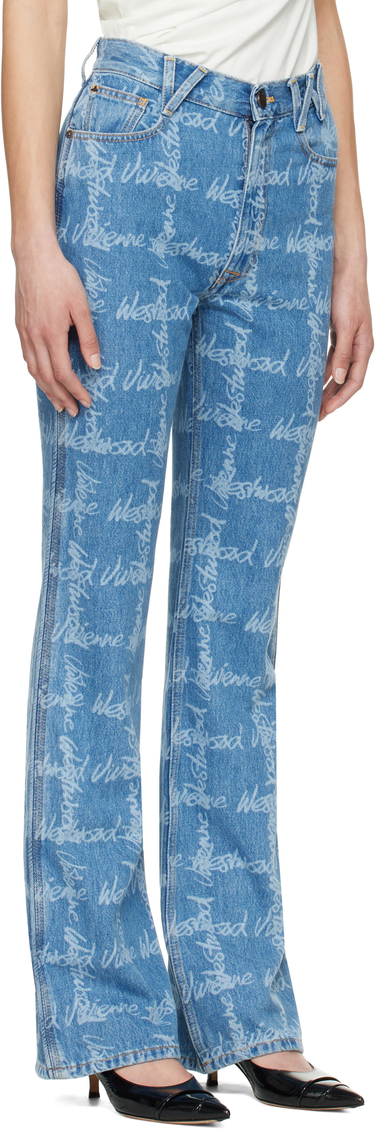 Jeans Vivienne Westwood Vivienne Westwood Ray 5 Pocket Jeans Blå | 1902002B-W014I-, 1