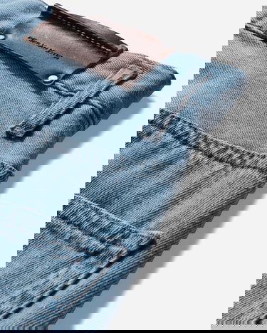 Jeans Dries Van Noten Pleated Wide-leg Jeans Blå | 252-020923-2381 514, 4