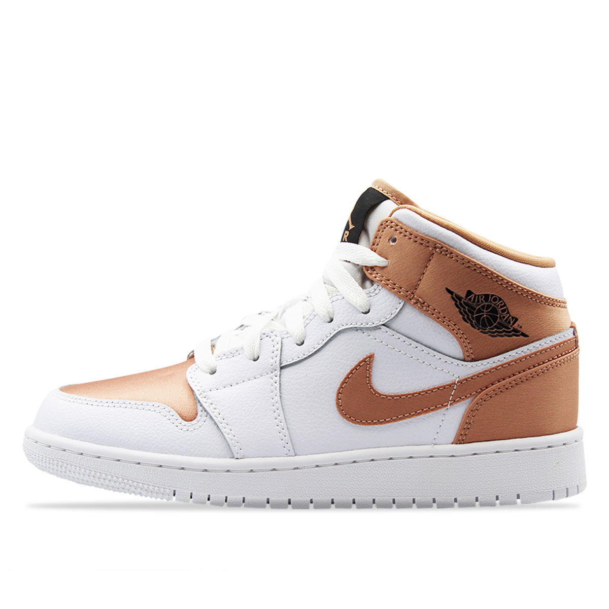 Sneakers og sko Jordan Air Jordan 1 Mid 'White Rose Gold' (GS) Lyserød | 555112-190, 1