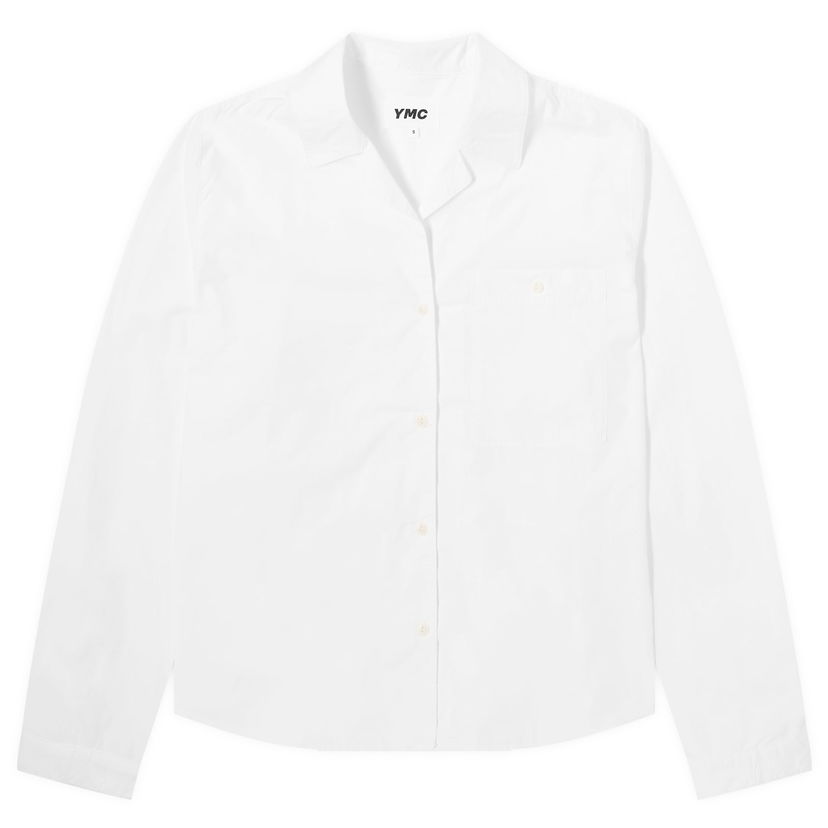 Skjorte YMC Annie Pleated Back Shirt X-Small Hvid | Q2WMA-10