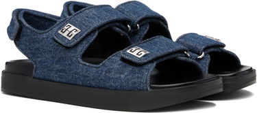 Tilbehør Givenchy Givenchy 4G Strap Sandals Blå | BE3087E2BP401, 3