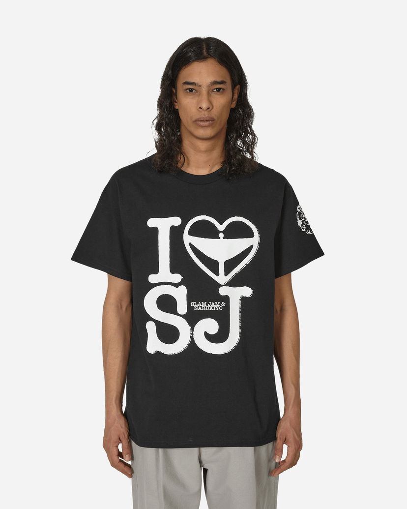 T-shirt Slam Jam Graphic Print Cotton T-Shirt Sort | NKSJANNIVTEE 001