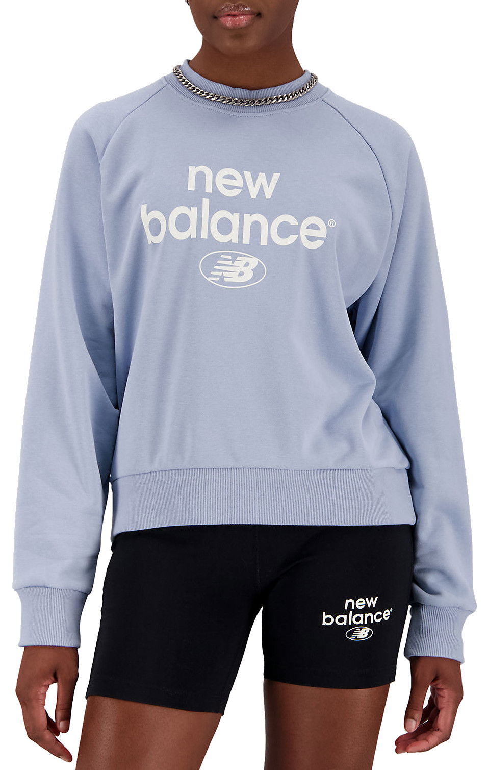 T-shirt New Balance Essentials Reimagined Archive French Terry Blå | wt31508-lay, 0