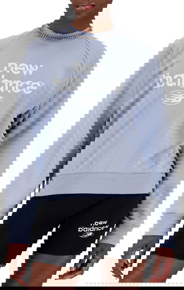 T-shirt New Balance Essentials Reimagined Archive French Terry Blå | wt31508-lay, 0