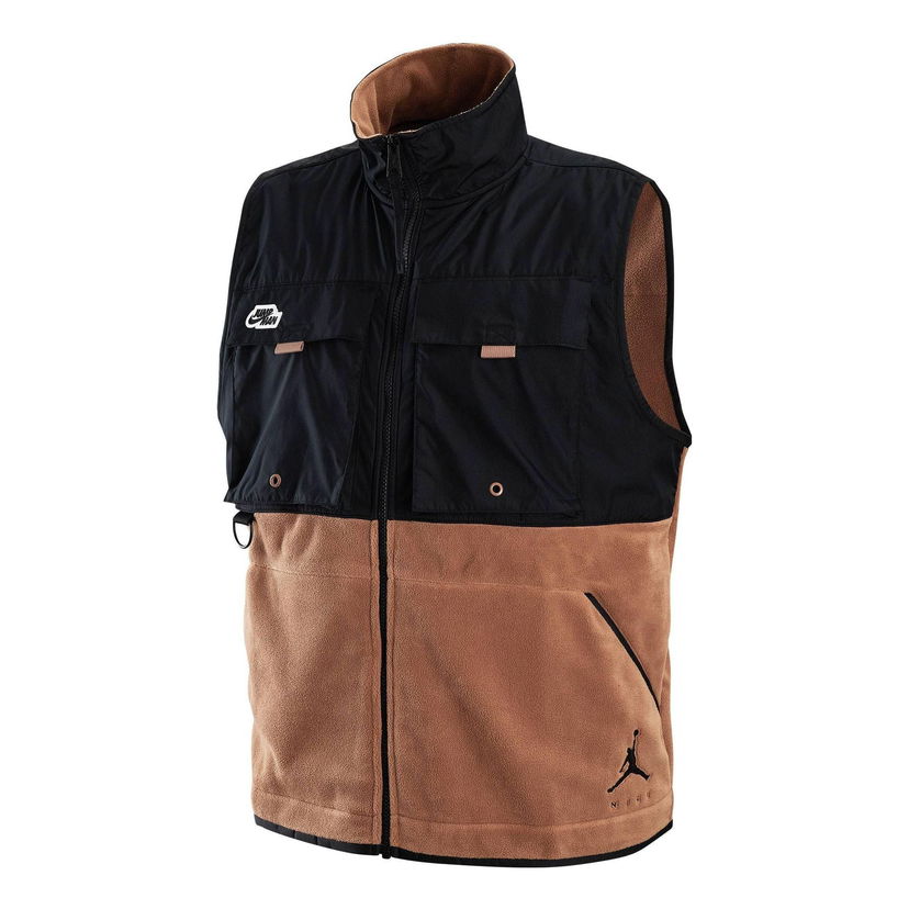 Vest Jordan Jumpman Fleece Vest Brun | DX6598-256