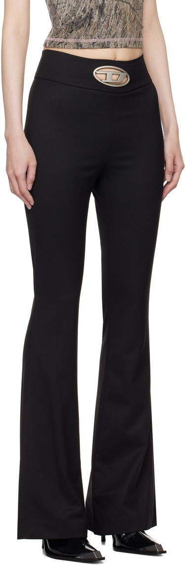 Bukser Diesel Black P-Erseus Flare Trousers Sort | A14390 0PHAL, 1