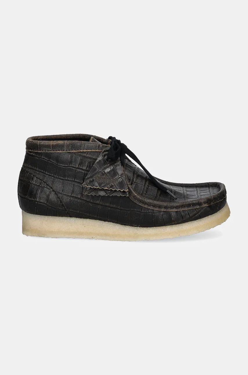 Sneakers og sko Clarks Wallabee Boot Leather Sort | 26179161, 1
