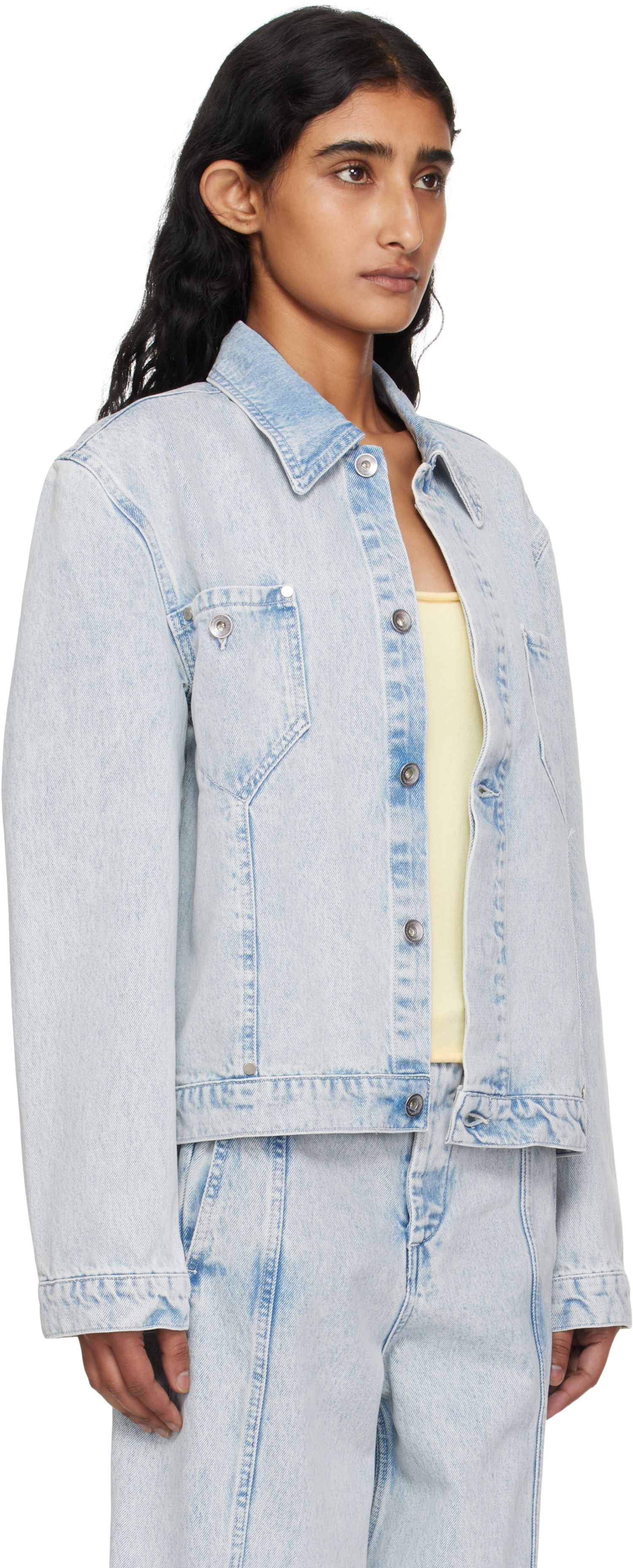 Jakke YMC YMC Loft Denim Jacket Blå | Q5YMC, 1