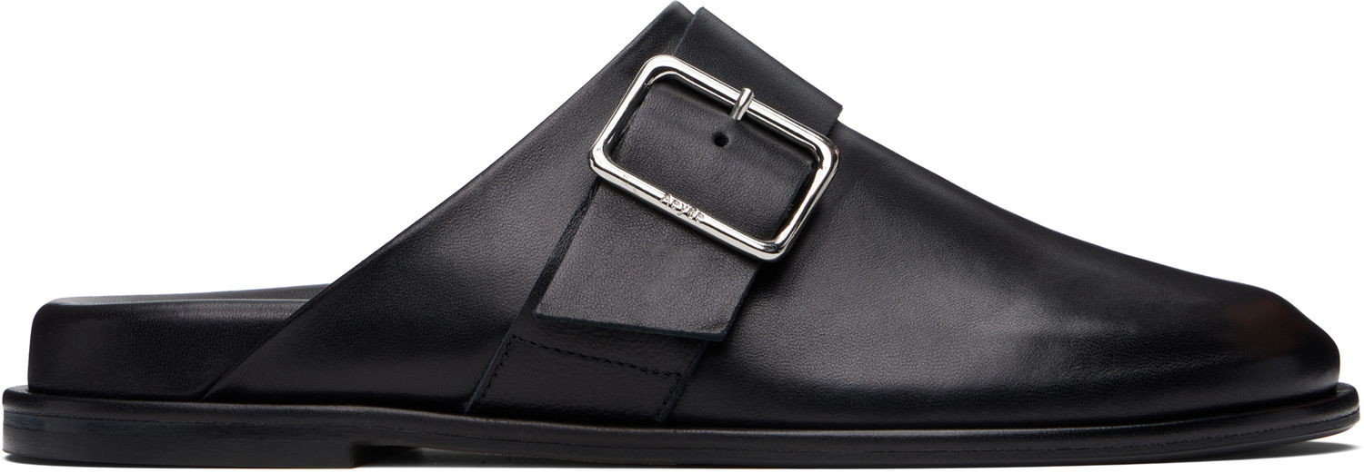Tøj Aeyde Aeyde Finja Leather Slip-On Loafers Sort | A11-FL-FAER08FL154-SS25-800-001, 0