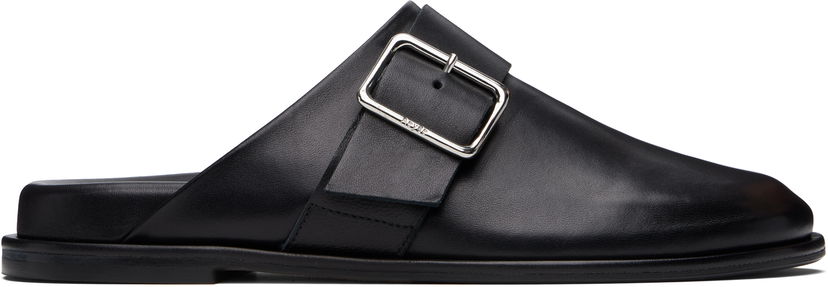Tøj Aeyde Aeyde Finja Leather Slip-On Loafers Sort | A11-FL-FAER08FL154-SS25-800-001