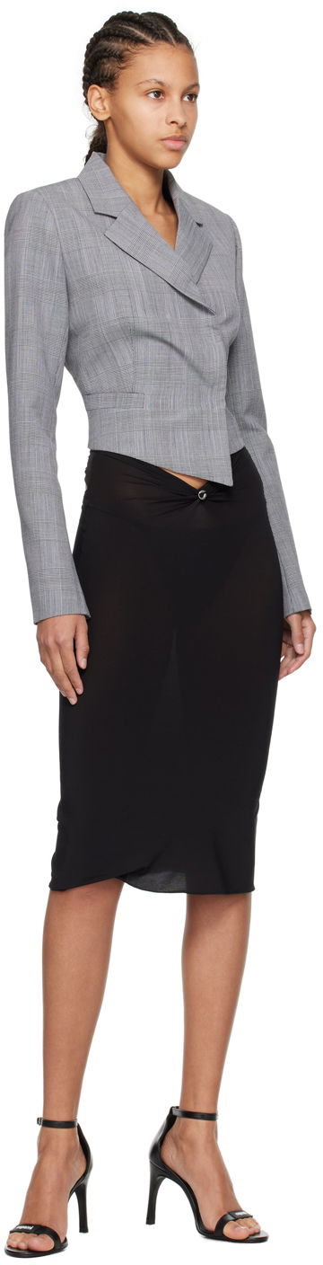 Nederdel Coperni Coperni Midi Triangle Skirt Sort | COPJ55568, 3