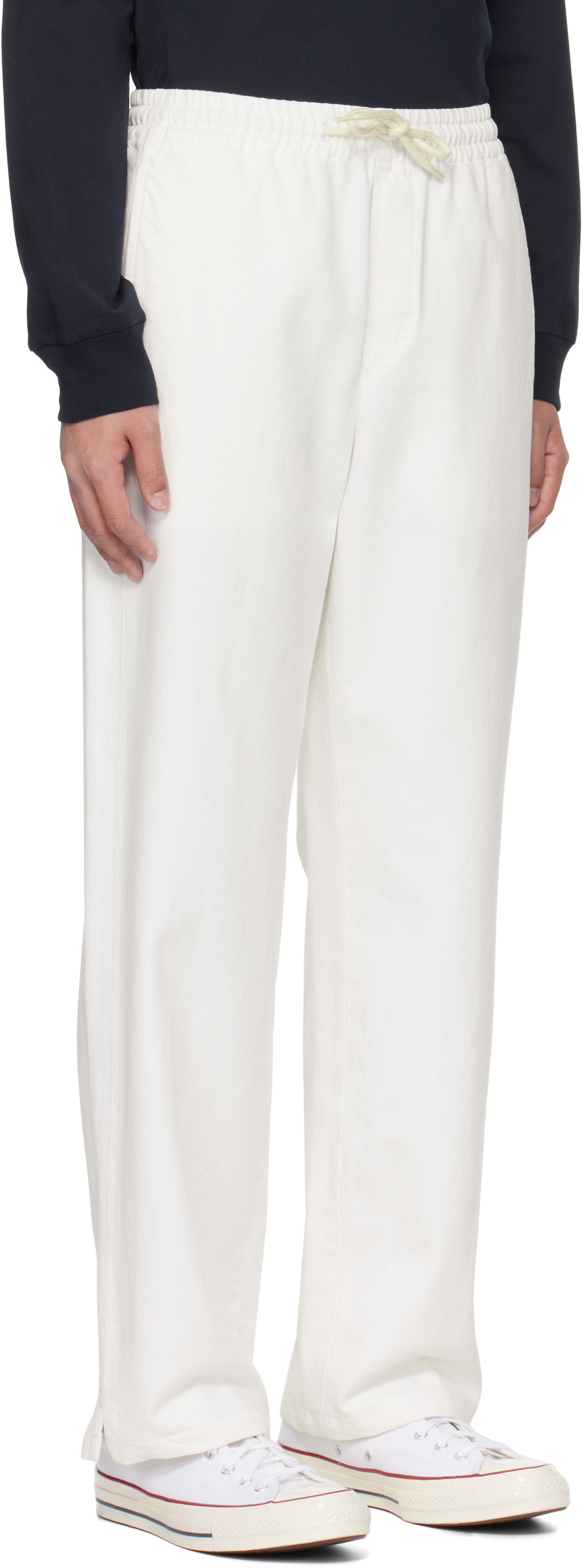 Bukser A.P.C. Vincent Off-White Casual Trousers Hvid | COGZV-H08418, 1