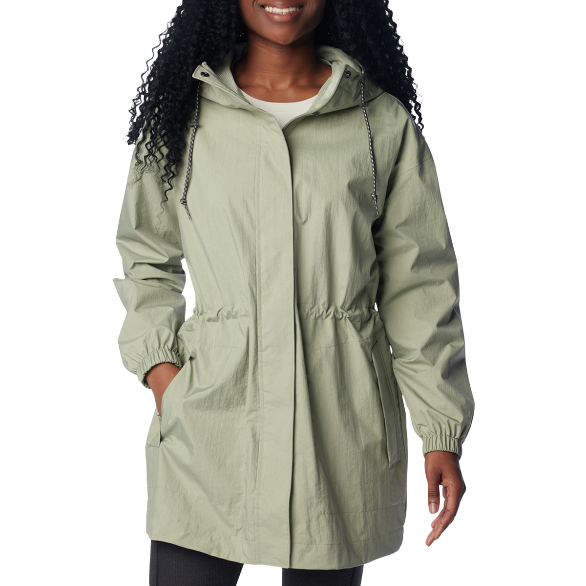 Jakke Columbia Splash Side II Hooded Drawstring Waist Jacket Grøn | 2116421348, 0