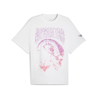 T-shirt Puma LaMelo World Tour-nament I T-Shirt Hvid | 632372_01, 5