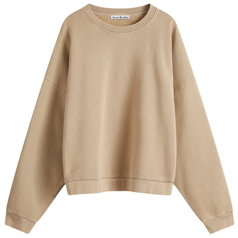 Sweatshirt Acne Studios Vintage Sweat in Size Large Beige | CI0137-DKX