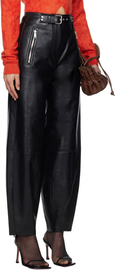 Bukser Nanushka Nanushka Jozefa Regenerated Leather Balloon Trousers Sort | NW25RSPA13699, 1
