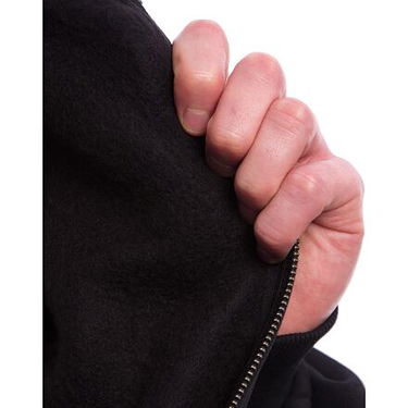 Sweatshirt Karl Kani Karl Kani Woven Signature Chrome Zip Hoodie Sort | KK-60220175, 3