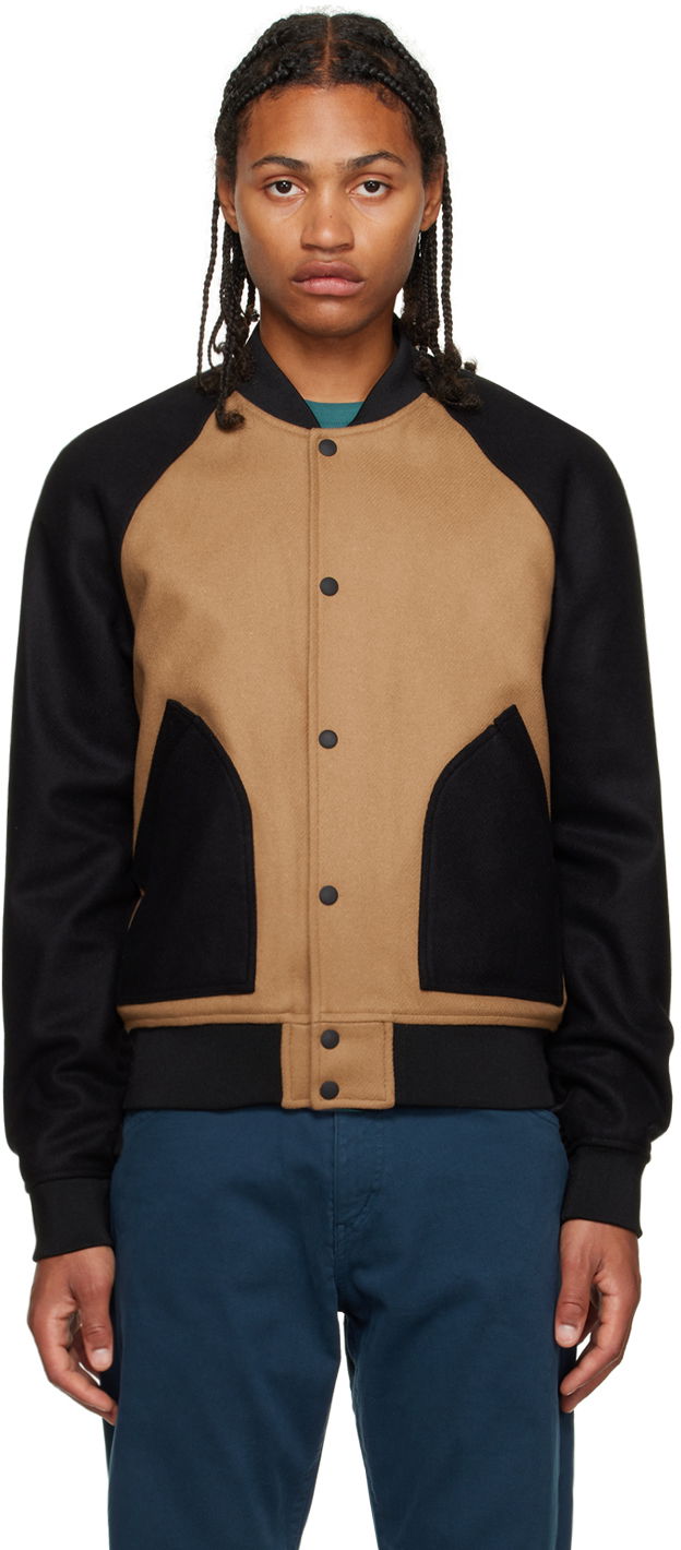 Bomberjakke Paul Smith PS Paul Smith Varsity Bomber Jacket Brun | M2R-192XM-L21059-64, 0