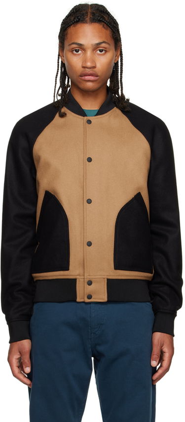 Bomberjakke Paul Smith PS Paul Smith Varsity Bomber Jacket Brun | M2R-192XM-L21059-64, 0