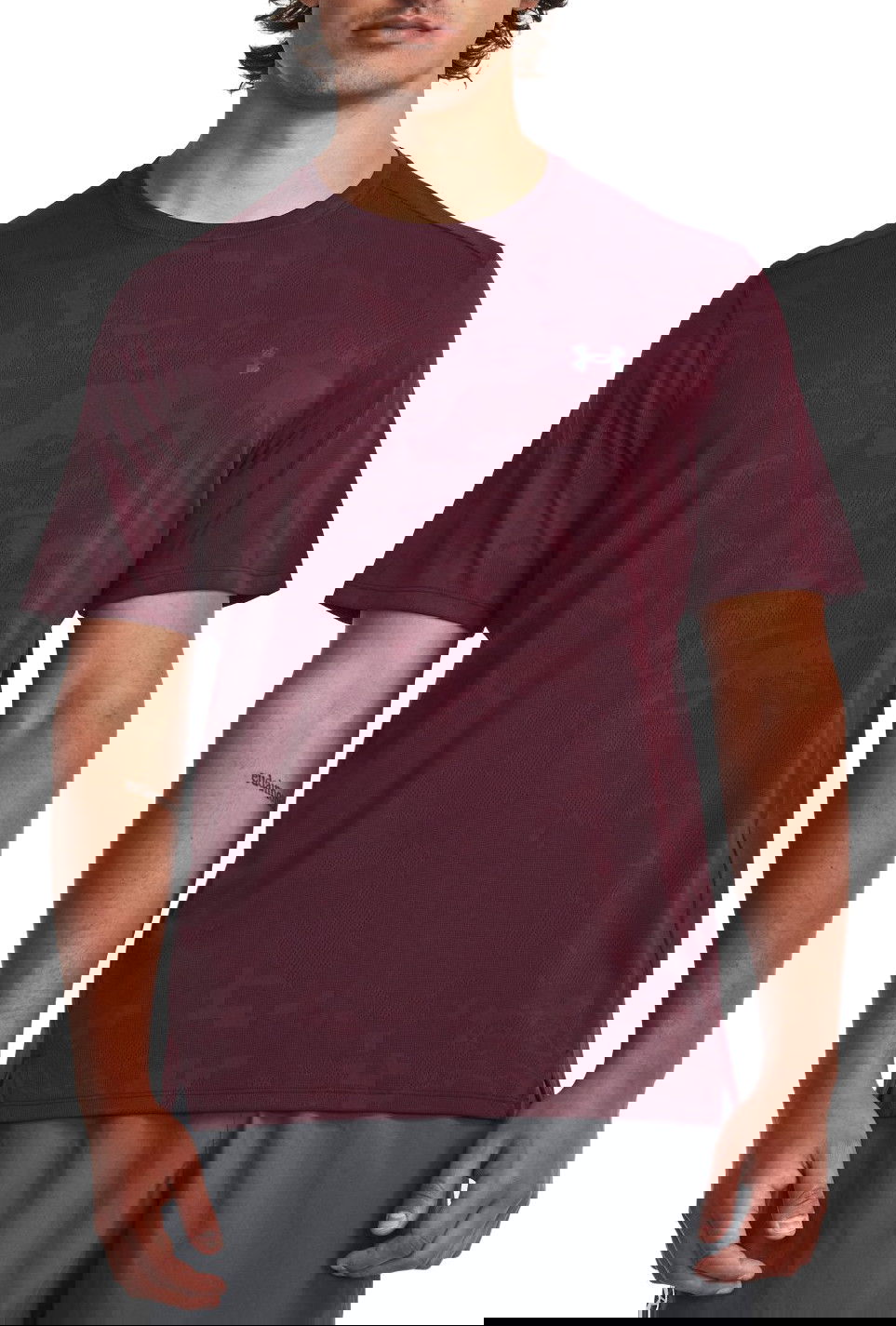 T-shirt Under Armour Tech Vent Jacquard Tee Bourgogne | 1377052-600, 0