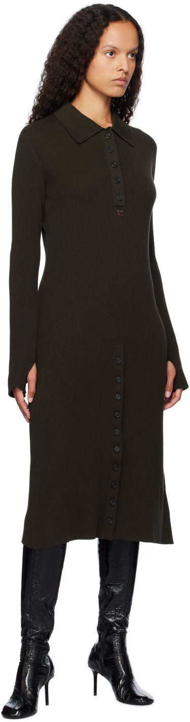 Sweater Courrèges Courrèges Midi Polo Dress Grøn | 324MRO468FI0049, 3