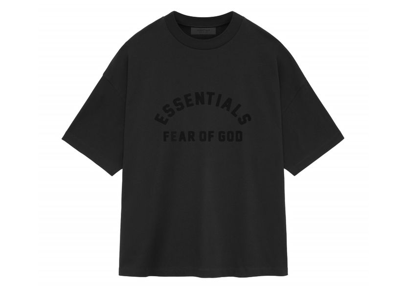 T-shirt Fear of God Core Collection Heavy S/S Tee Black Sort | 125SU242000F