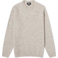 Sweater A.P.C. Lucas Brushed Alpaca Crewneck Grå | WOAOG-H23151-PLB, 2